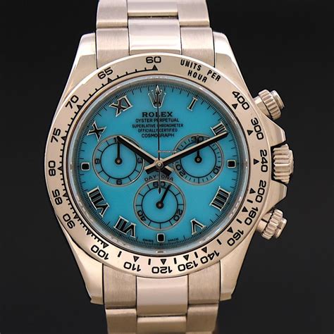 rolex cosmograph daytona blue dial|rolex daytona tiffany blue.